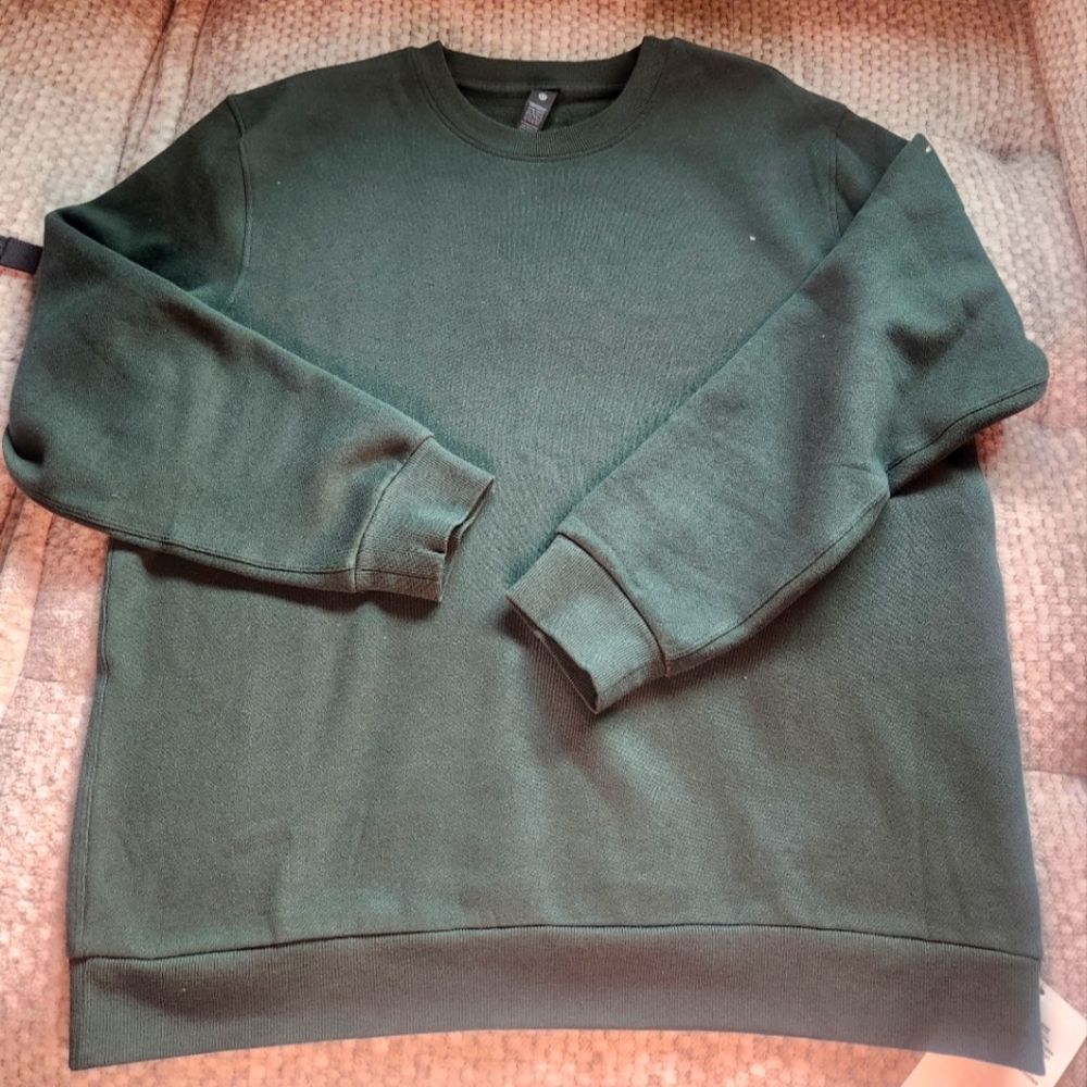 Lululemon Steady State Green Crewneck Sweatshirt Brand New With Tag Size Large